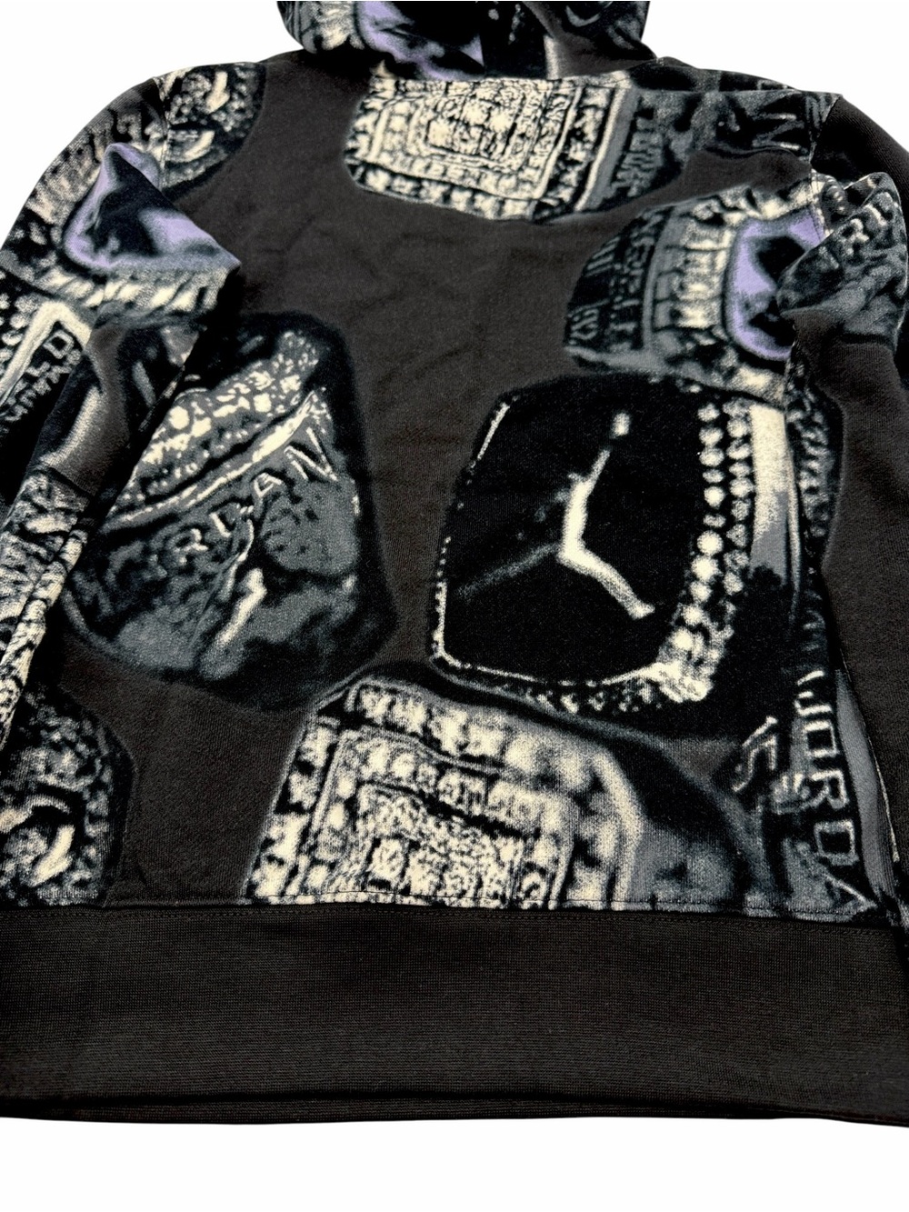 NWT Nike Air Jordan Boys MJ MVP Championship Rings Pullover Hoodie Size L - Picture 9 of 16